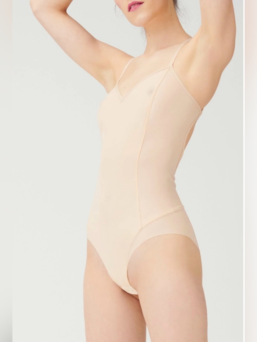 ITEM m6 All Mesh Low Back Shape Bodysuit Size S